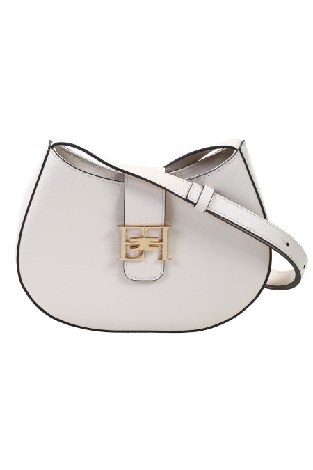 Shop ELISABETTA FRANCHI  Borsa: Elisabetta Franchi hobo media con logo in metallo-
Fodera in tessuto.
Tracolla regolabile.
Dimensioni 23 x 16 x 5cm.
Hobo media in pelle di vitello effetto micro grana. 
Tracolla regolabile e chiusura a ponticello con logo in metallo dorato.
Composizione: 100% Pelle.
Fabbricato in Italia.. BS41F41E2-193